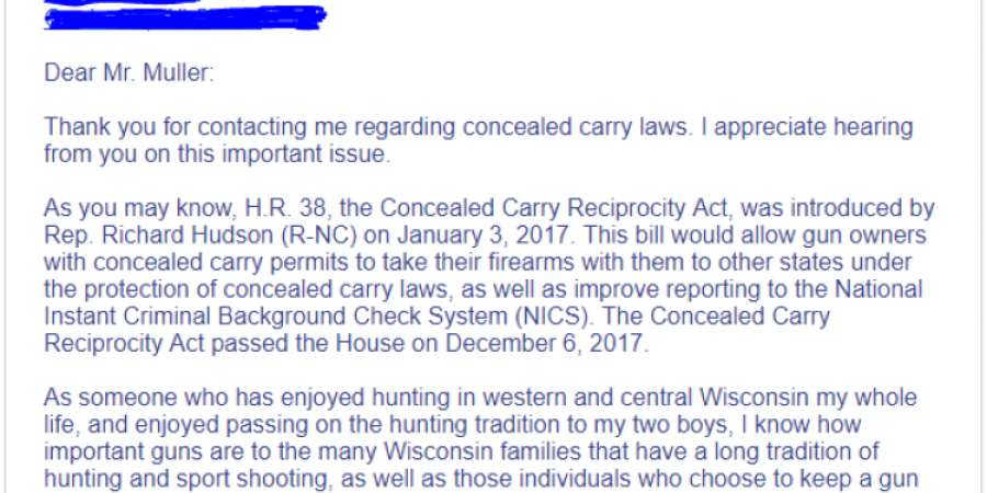 Rare Agreement with our Local Democrat