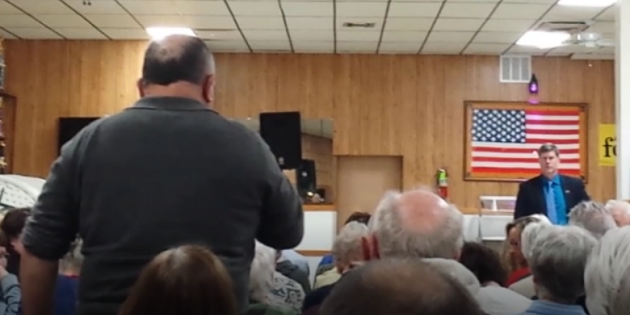 La Crosse Democrat Calls for Removal of the President at Kind Townhall